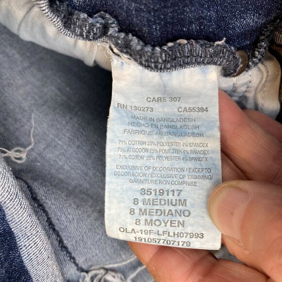 Lee Women's Jeans Size 8 30x27 Measured Pull-On Medium Blue Denim - Picture 3 of 9